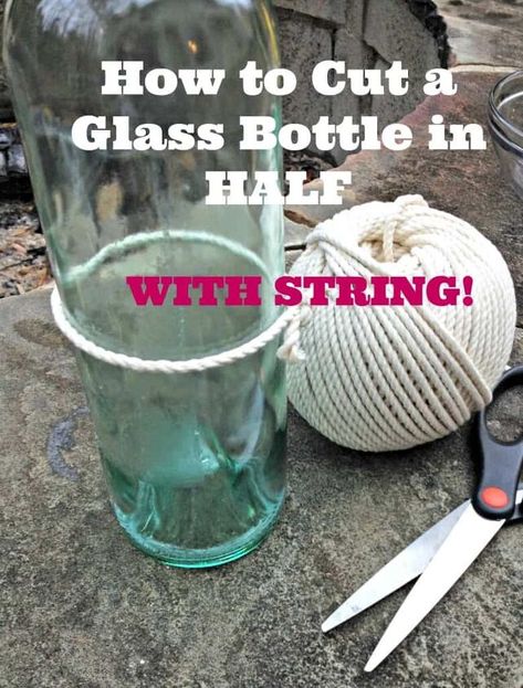 Posts feature partner companies Reuse Wine Bottles, Wine Bottle Centerpieces, Wine Bottle Ideas, Bottle Diy Crafts, Liquor Bottle Crafts, Upcycle Crafts Diy, Bottle Centerpieces, Empty Wine Bottles, Diy Lampe