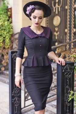 Idda Van Munster, Look Retro, Trendy Dress, Usa Dresses, Bioshock, Dresses Elegant, Gala Dresses, 1940s Fashion, Looks Chic