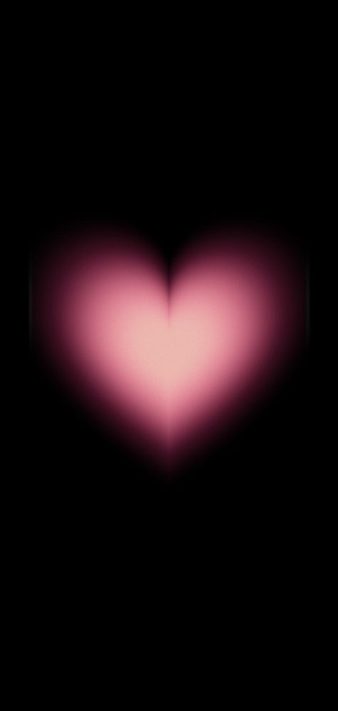 Pink Heart On Black Background, Black With Heart Wallpaper, Ombre Heart Wallpaper Aesthetic, Black Love Background Wallpaper, Pink Heart Black Background Wallpaper, Hearts Astethic Wallpaper, Black Wallpaper With Pink Heart, Heart Ombre Wallpaper, Black Pink Heart Wallpaper