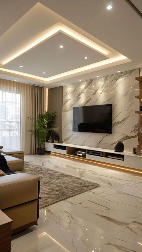 Interior Designs For Living Room, Up Ceiling Design, Sala Design Living Rooms, Home Ceiling Design Living Rooms, Interior Ceiling Design Living Room, Living Ceiling Design Modern, False Ceiling Ideas Living Rooms, Living Ceiling Design, Tv Lounge Ceiling Design