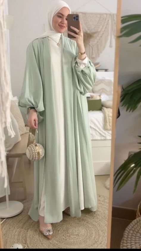 #fashion, #style, #outfitinspiration, #beauty Simple Abaya Designs Casual, Hijab Fashion Inspiration Abayas, Cute Abayas, Abaya Fashion Modern, Summer Abaya, Designer Abaya, Islamic Modest Fashion, Modest Abaya, Modest Outfits Muslim