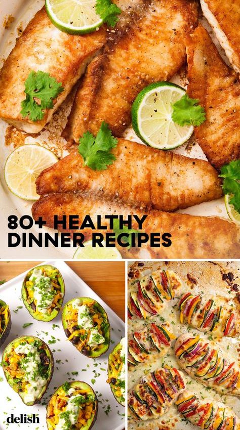 80 Healthy Dinners You'll Actually Look Forward To Healthyish Dinner, Crockpot Vegetarian, Dinner Recipes Ideas, Quick Chicken, Food Dinner, Dinner Food, Heart Healthy Recipes, Quick Healthy, Easy Healthy Dinners