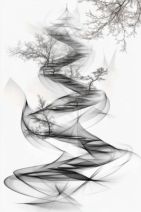 Tattoo idea: tattoo sketch A tranquil Japanese garden with pathways 1 Garden Tattoo Design, Pathway Tattoo, Japanese Forest Tattoo, Asian Landscape Tattoo, Japanese Garden Tattoo Design, Japanese Garden Design Tattoo, Japanese Garden Tattoo, Path Sketch, Japanese Garden Sketch