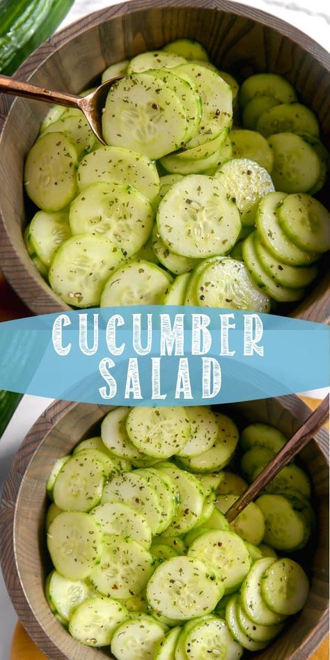 Cucumber Salad Recipe, Ground Beef Stroganoff, Broccoli Salad Recipe, Cucumber Recipes Salad, Cucumber Recipes, Chicken Salad Recipes, Pasta Salad Recipes, Cucumber Salad, Veggie Dishes