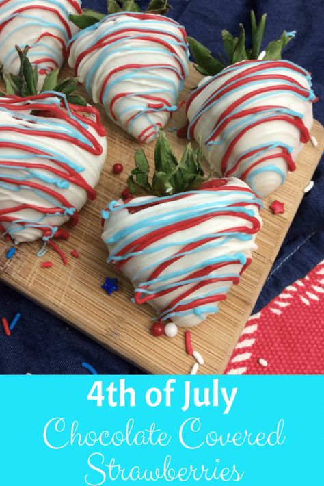 4th of July Chocolate covered strawberries is a quick and easy recipe and everyone at the fourth of July party will love them! #fourthofJuly #4thofJuly #chocolatecoveredstrawberries Drunken Strawberries, Chocolate Tequila, Strawberry Tequila, Coconut Hot Chocolate, Blackberry Syrup, Chocolate Squares, Covered Strawberries, Graduation Ideas, Candy Melts