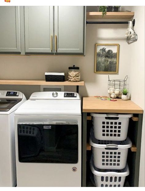 Gold Laundry Room, Laundry Room Update, Dream Laundry Room, Basement Laundry, Laundry Room Layouts, Laundry Room Renovation, Laundry Room Cabinets, Laundry Room Remodel, Laundry Room Inspiration