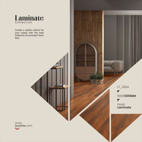 The majesty of Lavit laminate served as a source of inspiration for the creation of your interiors #Lavittile #AMasterstroke #interiordecor #laminateseries #600x1200mm #ceramic #modernspace #moderndesign #luxuryhouses #modernliving #luxuryentryway #bedroom #luxuryfurniture #moderndesignhome #modernhome #woodfloor Inmobiliaria Ideas, Interior Design Template, Interior Design Instagram, 포트폴리오 레이아웃, Real Estate Marketing Design, Interior Design Presentation, Portfolio Design Layout, Portfolio Layout, Catalog Design