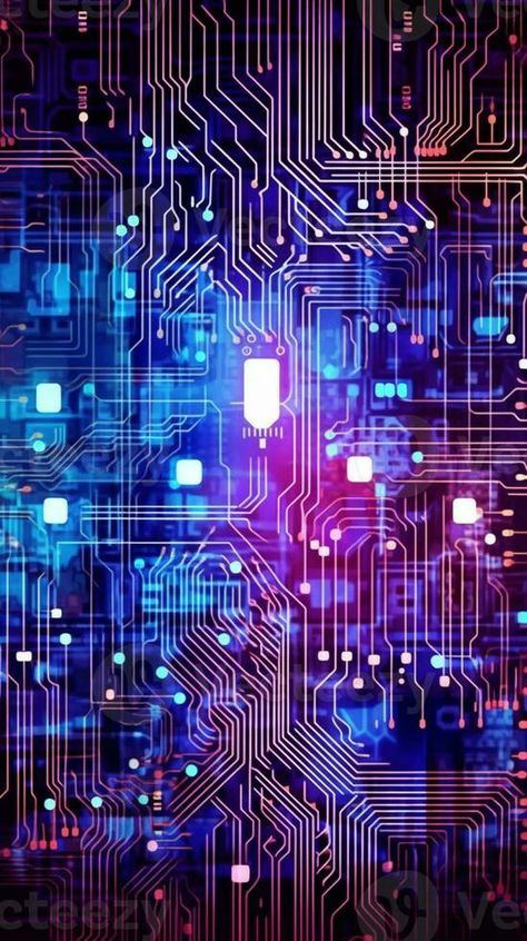 a close up of a computer circuit board with many different colored lights. generative ai. Electrical Engineering Wallpaper, Computer Circuit Board, Electrical Engineering, Circuit Board, Circuit, Close Up, Art Boards, Computer, Vector Free