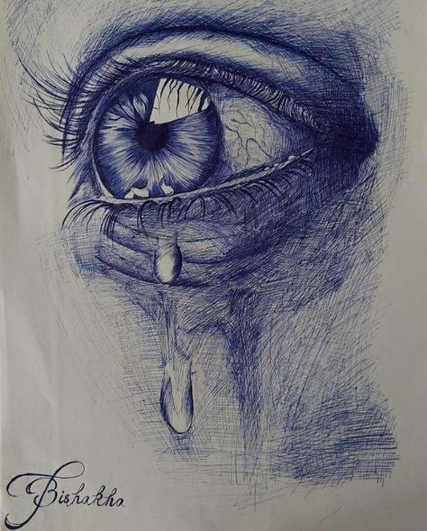 Pen Eye Sketch, Biro Portrait, Drawing Of An Eye, Pen Sketching, Pencil Arts, Biro Drawing, Biro Art, Hard Drawings, America Wallpaper