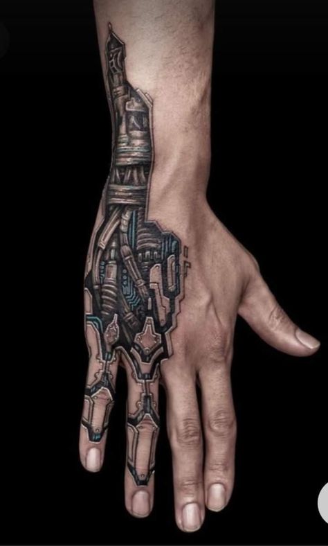 Mechanical Arm Tattoo, Lightsaber Tattoo, Biomechanical Tattoo Design, Robot Tattoo, Cyberpunk Tattoo, Mechanic Tattoo, Robot Hand, Biomechanical Tattoo, Back Tattoos For Guys