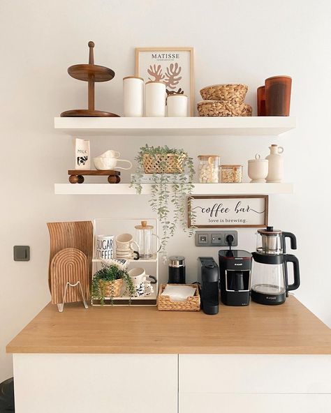 Coffee Bar Ideas busraaksoyblog Home Coffee Corner Ideas, Bar Building Plans, Bar Design Ideas, Coin Café, Small Coffee Cups, Coffee Bar Ideas, Coffee Bar Design, Home Coffee Stations, Coffee Nook