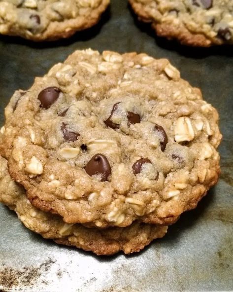 Laura Bush’s Cowboy Cookies | Homemade Recipes Valerie Bertinelli Recipes, Laura Bush Cowboy Cookies, Cowboy Cookie Recipe, Laura Bush, Cowboy Cookies, Valerie Bertinelli, Famous Recipe, Homemade Cookies, Chewy Cookie