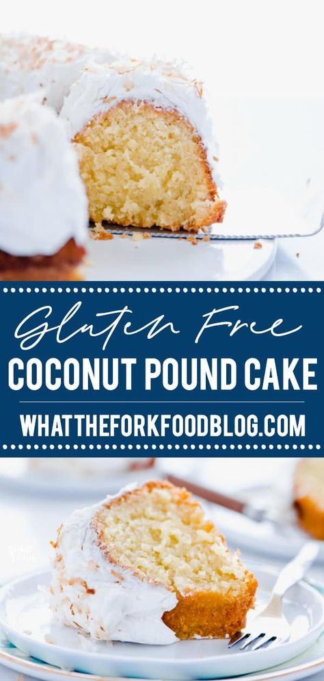 Coconut Pound Cake Recipe, Gluten Free Coconut Cake, Coconut Bundt Cake, Coconut Pound Cake, Dessert For A Crowd, Coconut Pound Cakes, Coconut Icing, Gluten Free Cake Recipe, Pound Cake Recipe