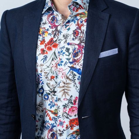 Kurt River on Instagram: “Kurt River has simple missions, creative and modern clothing.” Floral Shirt Outfit, Semi Formal Attire, Groom Shirts, Formal Shirt Dress, Groom And Groomsmen Attire, Suit Pattern, Modern Clothing, Guest Attire, Wedding Attire Guest