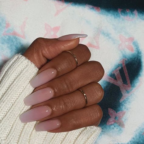 Neutral Nails Acrylic, Maquillage On Fleek, Nagellack Trends, Neutral Nails, Girls Nails, Dream Nails, Fire Nails, Classy Nails, Pretty Acrylic Nails