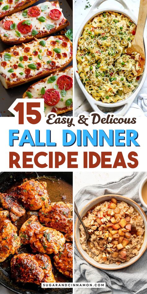 🍂 Warm up this fall with 15 fantastic dinner recipes that are both hearty and satisfying. 🍲🌟 From pumpkin-based dishes to savory pies, find all the inspiration you need for fall cooking. Save this pin to keep your autumn meal planning easy and delicious. Quick Fall Dinner, Easy Fall Dinner, Autumn Pasta Recipes, Easy Fall Dinner Recipes, Fall Dinner Ideas, Healthy Fall Dinner, Easy Fall Dinners, Fall Pasta, Autumn Recipes Vegetarian