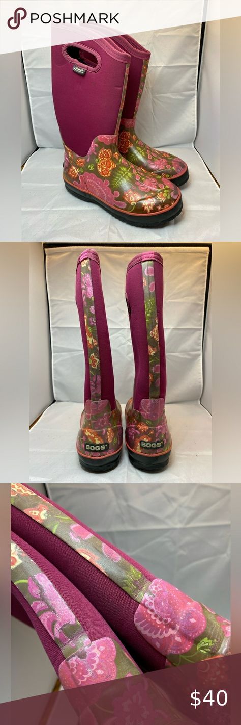 Bogs Purple Paisley -30°F Waterproof Boots - women’s 8 Boots, Purple, Handbags, Womens Waterproof Boots, Purple Paisley, Boots Women, Waterproof Boots, Leave A Comment, Paisley