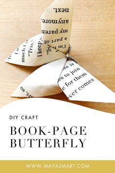 Upcycle Paper Crafts, Crafts Out Of Book Pages, Book Page Butterflies Diy, How To Fold A Butterfly, Book Butterfly Paper Crafts, Decoupage Book Pages, Folding Butterfly Paper Crafts, Origami Decoration Ideas, Folded Paper Butterfly