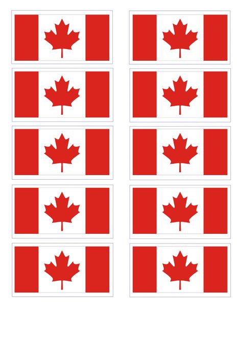 Looking for a Canada flag template? Download this free printable flag of Canada template A4 flag, A5 flag, 8 and 21 flags on one A4 page. American Flag Template, Canada Day Flag, Canada Stickers, Canada Party, Canada Day Crafts, Canadian Party, Flag Of Mexico, Canada Project, Flag Of Canada