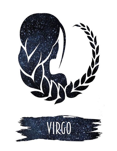 VIRGO ... This would be a neat tattoo Virgo Sign Tattoo, Virgo Tattoo Designs, Virgo Constellation Tattoo, Henne Tattoo, 42 Tattoo, Virgo Symbol, Virgo Art, Virgo Girl, Virgo Constellation