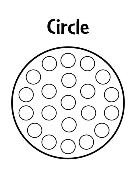 Circle Tracing Worksheets Preschool, Activities For Circle Shape, Teaching Circles Preschool, Shape Week Preschool, Circle Shape Craft For Preschool, Circle Sticker Activities Preschool, Circle Worksheets For Toddlers, Circle Craft For Toddlers, Circle Dot Painting