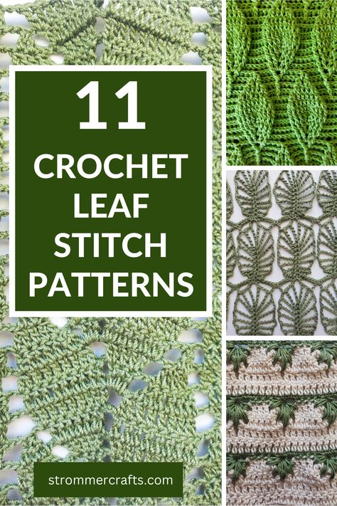 If you're looking for crochet patterns that incorporate leaves into them, then look no further! In this post we'll cover 11 Crochet Leaf Stitch Patterns that you can use to give your next project some leafy vibes. Filet Crochet Leaf Pattern, Crochet Falling Leaves Free Pattern, Crochet Leaf Edging And Borders, Free Leaf Pattern Crochet, Crochet Leaf Square Pattern, Leaf Stitch Crochet Pattern, Leaf Pattern Crochet Blanket, Fern Crochet Pattern Free, Crochet Leaf Borders And Edges