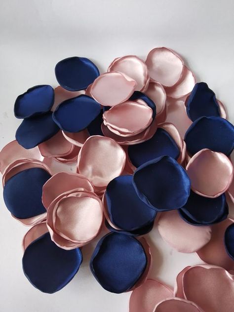 rose gold and navy blue party decorations - Google Search Navy Blue Rose Gold Wedding, Blue Rose Gold Wedding, Party Decorations Rose Gold, Wedding Rose Gold Theme, Rose Gold Wedding Favors, Navy Blue Wedding Theme, Navy Blue And Gold Wedding, Rose Gold Wedding Decor, Wedding Toss