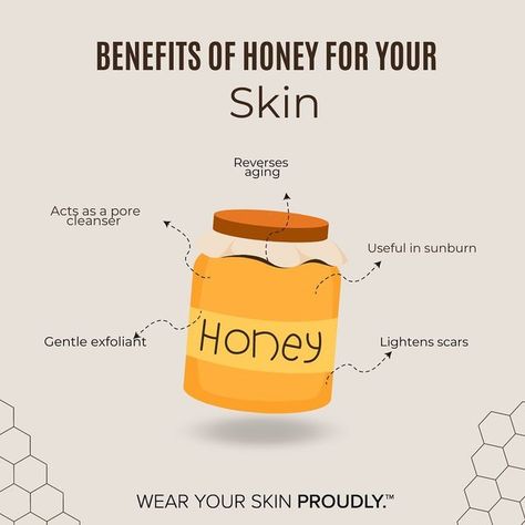 Honey Skin Benefits, Honey Facts, Honey Health Benefits, Honey Quotes, Plan Bee, Honey Skin Care, Skin Studio, Lighten Scars, Honey Skin