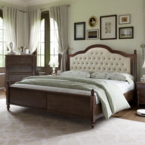 Upholstered bedroom set