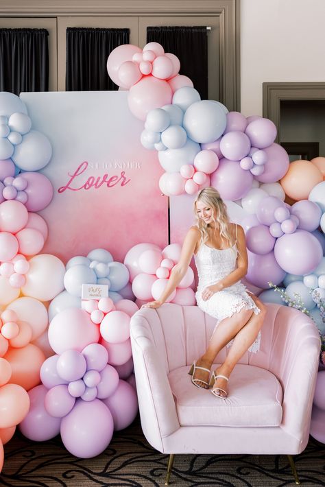 Lover Taylor Swift, Bachelorette Balloons, Taylor Swift Birthday Party Ideas, Lover Album, Lover Taylor, Wedding Shower Themes, Taylor Swift Party, Taylor Swift Birthday, Summer Bridal Showers