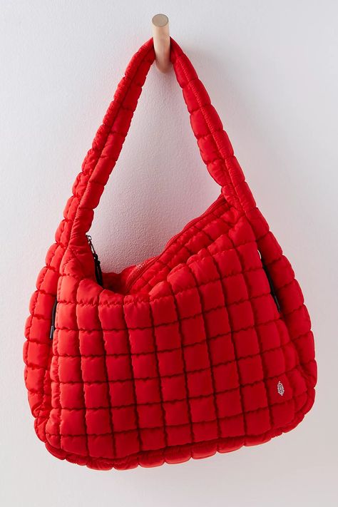 FP Movement Quilted Carryall | Free People Boho Tote Bag, Free People Bags, Chefs Kiss, Knitting Tote Bag, Slouchy Bag, Vegan Leather Tote Bag, Boho Tote, Vegan Leather Tote, Orange Bag