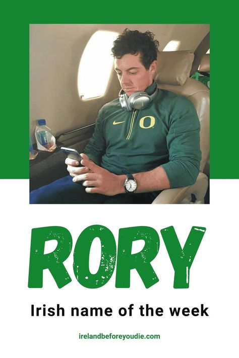 Our Irish name of the week is the beautiful Irish name Rory. Rory is one of the most easy to pronounce Irish names meaning it is one of the most globally popular. #Irishnames #Rory #boynames Rory Cochrane, Popular Boy Names, Irish Name, Scottish Rugby, Irish Rugby, Names Meaning, Irish Surnames, Best Of Ireland, Irish Names