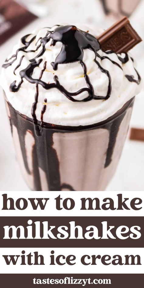 Chocolate Milkshake Recipe No Ice Cream, Easy Chocolate Milkshake Recipe, Ice Cream Milkshake Recipe, Milkshake With Ice Cream, Chocolate Ice Cream Milkshake, Haagen Dazs Ice Cream, Yummy Milkshake Recipes, Healthy Milkshake, Homemade Milkshake