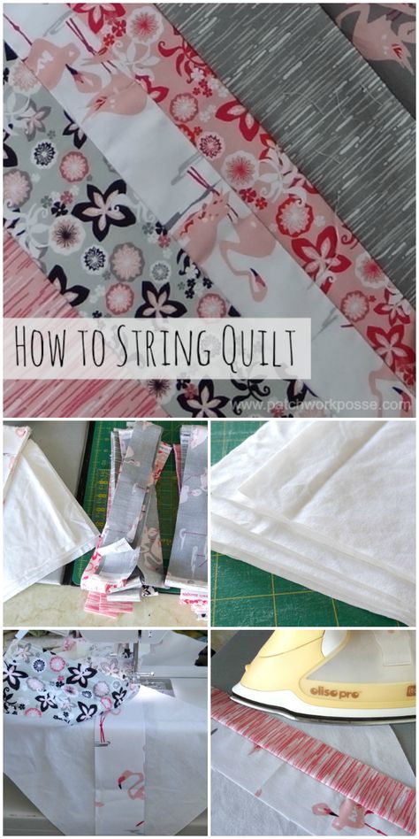 String Quilts Patterns Free, Strip Quilting, Scrap Quilting, Quilting Tutorial, Quilt Tips, String Quilt, String Quilts, Quilt Tutorial, Strip Quilts