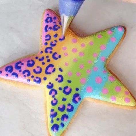 Lisa Frank Cookies, Lisa Frank Dolphin Birthday Party, Lisa Frank Pool Party, Lisa Frank Beach, Lisa Frank Products, Sensory Images, Sensory Boards, Lisa Frank, Satisfying Video