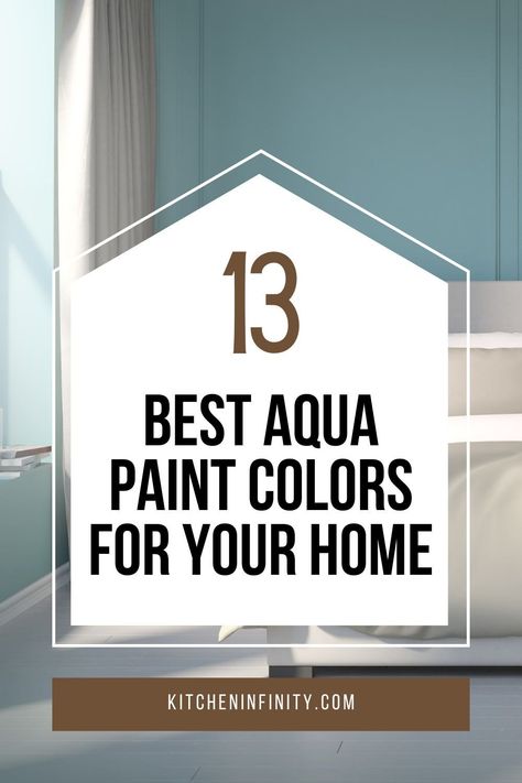 We all know that interior design is a crucial part of home decor, but it can be hard to decide on the right paint colors. There are so many options out there, and you might find yourself overwhelmed with choice. You may also lack inspiration when trying to pick the perfect color for your walls or furniture. Try out these bright, cheerful, muted, and relaxing aqua paint colors. Sea Blue Paint Colors, Best Aqua Paint Color, Aquamarine Paint Colors, Behr Aqua Paint Colors, Soft Aqua Paint Color, Sherwin Williams Light Teal Paint Colors, Muted Turquoise Paint Colors, Beachy Wall Colors, Muted Aqua Paint Colors