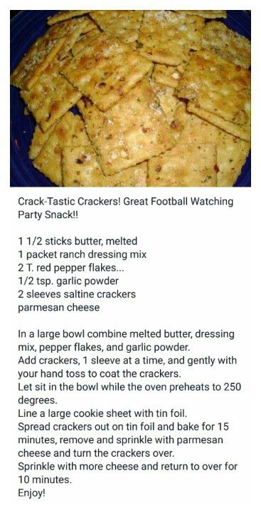 Cracktastic snacking crackers Super Bowl Party Food, Bowl Party Food, Snack Mix Recipes, Cracker Snacks, Super Bowl Party, Cracker Recipes, Salty Snacks, Football Food, Snacks Für Party