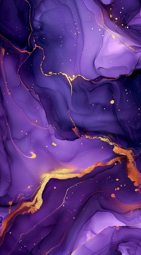 Aesthetic Images Purple, Purple And Gold Aesthetic Wallpaper, Violet Wallpaper Aesthetic, Violet Aesthetic Wallpaper, Aesthetic Color Wallpaper, Purple Marble Wallpaper, Purple And Gold Background, Purple And Green Background, Fluid Aesthetic