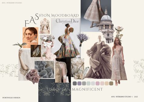 EUROPEAN MAGNIFICENT/ FASHION MOODBOARD SS 2022 on Behance Fabric Story Board Fashion, Research Board Fashion Design, Inspirational Board Fashion, Historical Mood Board, Fashion Boards Ideas, Inspiration Board Fashion Ideas, Fashion Design Moodboard Inspiration, Fashion Illustration Moodboard, Mod Board Fashion Design