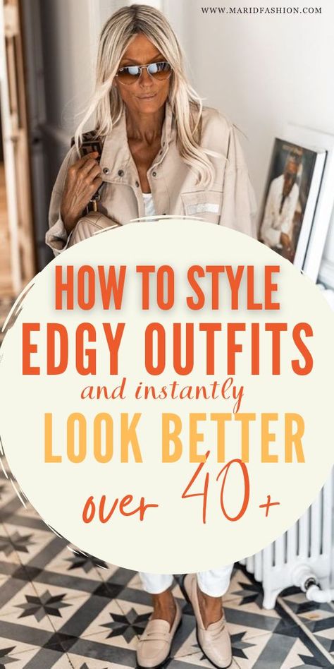 Check out the article if you want to discover easy and effective style tips for women over 40. Make yourself look chicer and more fashionable instantly. Learn to use everything in your closet. Also, discover outfit ideas for women over 40 and more and enjoy fashion. Concert Outfit Ideas For Women Over 50, 50 Year Old Women Fashion, Outfits 40s, 40 Year Old Womens Fashion, Summer Outfits Women Over 40, Fashion Fail, Fashion For Women Over 40, 40s Fashion, Trendy Fall Outfits