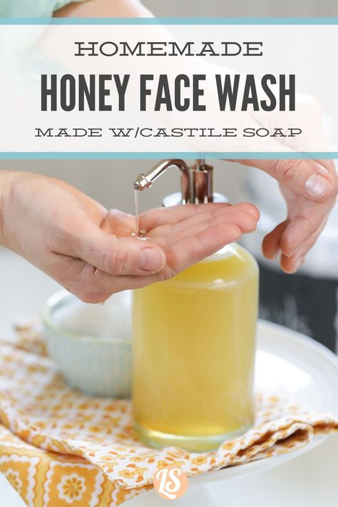 Homemade Honey Face Wash Acne Face Mask Recipe, Honey Face Wash, Face Wash Recipe, Diy Facial Cleanser, Oil Face Wash, Homemade Face Moisturizer, Homemade Body Wash, Homemade Face Wash, Diy Face Wash