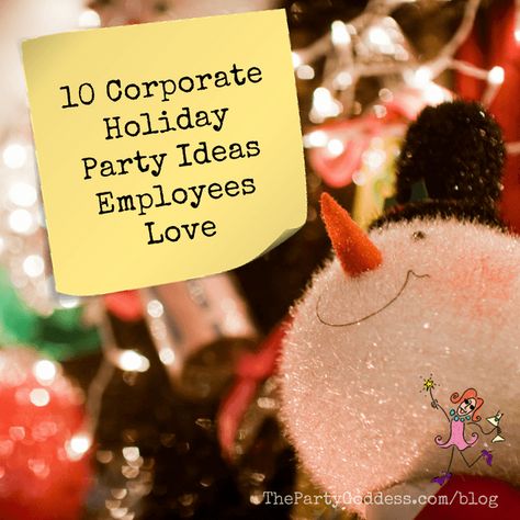 10 Corporate Holiday Party Ideas Employees Love Corporate Holiday Party Ideas, Staff Christmas Party Ideas, Work Christmas Party Ideas, Christmas Classroom Treats, Holiday Party Ideas, Christmas Party Ideas, Corporate Christmas Parties, Corporate Holiday Party, Company Christmas Party