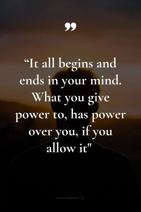 The Power Of Self Talk Quotes, Power Thoughts Quotes, What You Give Energy To, As The Day Ends Quotes, Your Great Quotes, Reclaiming Your Power Quotes, If You Put Your Mind To It Quote, Motivational Quotes For Inner Peace, Finding Your Inner Peace