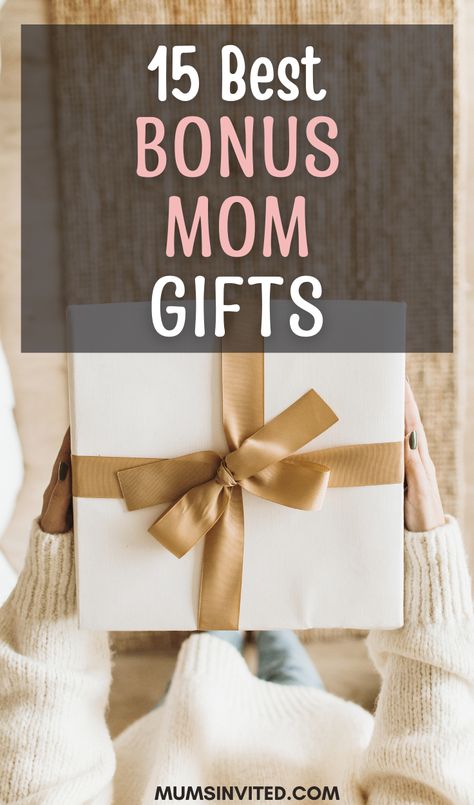 Looking for the best bonus mom gifts to celebrate Mother's Day or a special occasion? Look no further! We've rounded up 15 great ideas that are sure to make her feel loved and appreciated, including DIY options from both the bio mom and the kids. Bonus Mom Gifts For Mothers Day, Diy Gifts For Step Mom, Bonus Mom Mothers Day Ideas, Mother Birthday Quotes, Good Presents For Mom, Family Gift Guide, Bio Mom, Bonus Mom Gifts, Mom Gift Basket