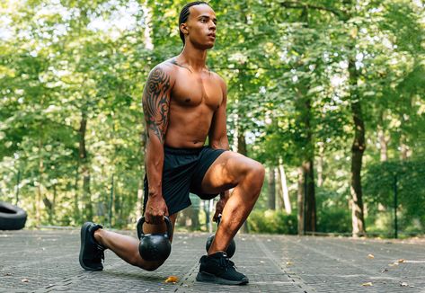 One of the best ways to build your butt is through kettlebell training. Try these five expert-approved kettlebell exercises to ramp up your glute gains. Man Exercising, Best Kettlebell Exercises, Kettlebell Deadlift, Kettlebell Circuit, Kettlebell Exercises, Hiit Session, Kettle Bell, Kettlebell Training, Increase Muscle Mass