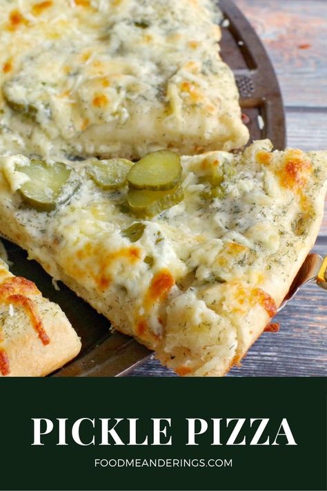 Dill Pickle Pizza, Pickle Pizza Recipe, Pickle Pizza, Delicious Pizza Recipes, Breakfast Pizza Recipe, Calgary Stampede, Pizza Crust Recipe, Recipe Breakfast, Pizza Recipes Homemade