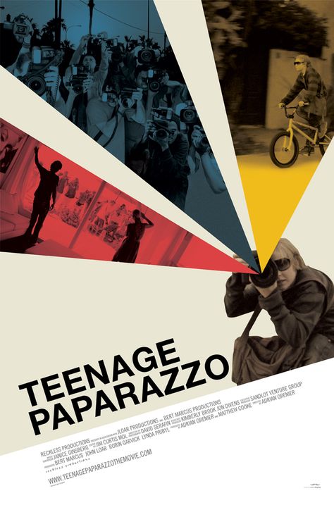 Teenage Paparazzo, A Documentary by Adrian Grenier About 14 Year-Old Paparazzi… Mais Design De Configuration, Adrian Grenier, 블로그 디자인, Posters Conception Graphique, Mises En Page Design Graphique, Desain Editorial, 타이포그래피 포스터 디자인, Plakat Design, Poster Design Inspiration