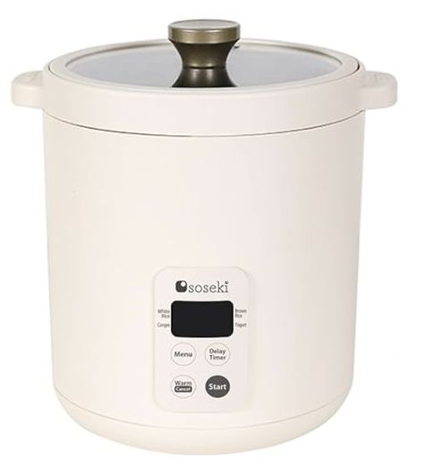 Beige rice cooker. Perfect size. Great for an Aesthetically pleasing kitchen. Rice Cooker Aesthetic, Small Rice Cooker, Mini Rice Cooker, Electric Rice Cooker, Yogurt Maker, Kitchen Must Haves, Mini Electric, White Tiger, Hot Pot