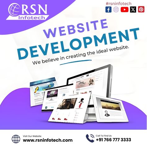 ✨ Welcome to RSN Infotech Chennai! ✨  Your go-to solution for: 🌐 Web Development 📱 Mobile App Development 📈 Social Media Marketing 🔍 SEO Services ...and much more!  Transforming your digital dreams into reality. Partner with us for innovative, efficient, and impactful solutions.  📞 Contact us: +91 766 777 3333 🌐 Visit our website: www.rsninfotech.com  #RSNInfotech #Chennai #SoftwareCompany #WebDevelopment #MobileAppDevelopment #SocialMediaMarketing Digital Advertising Design, Ecommerce Website Development, Be Design, Digital Marketing Design, Website Design Services, Web Development Company, Creative Ads, Ads Creative, Creative Advertising