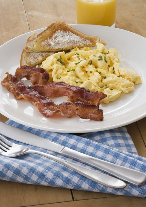 By Sheri Castle Egg Toast Breakfast, Toast Bacon, Bacon Eggs Breakfast, Kitchen Aid Recipes, Bacon Breakfast, Breakfast Toast, Bacon Egg, Egg Breakfast, Easy Healthy Breakfast